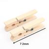72mm Long Multiufunction Wedding School Wooden DIY Clothespin Clothes Pegs Craft Decoration Photo Clips