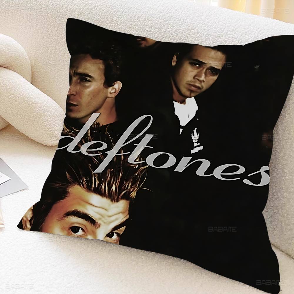 Rock DDeftones Band Pillow Cover for Bedroom Room and Living Room Sofa Decorative Cushion Cover