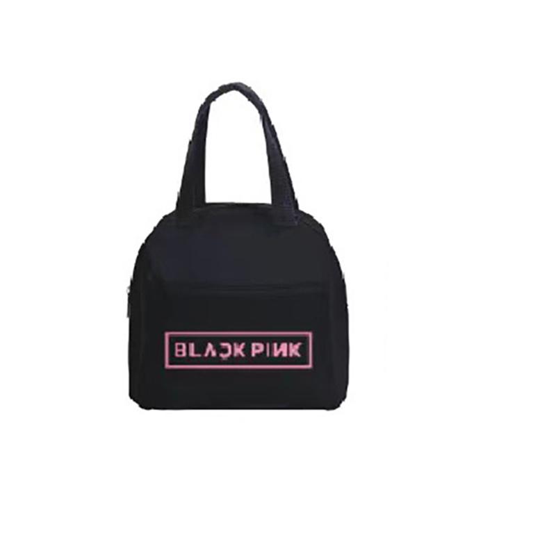 

Bts Cute Cartoon Style Nylon Material Insulated And Portable Lunch Bag Lunch Bag
