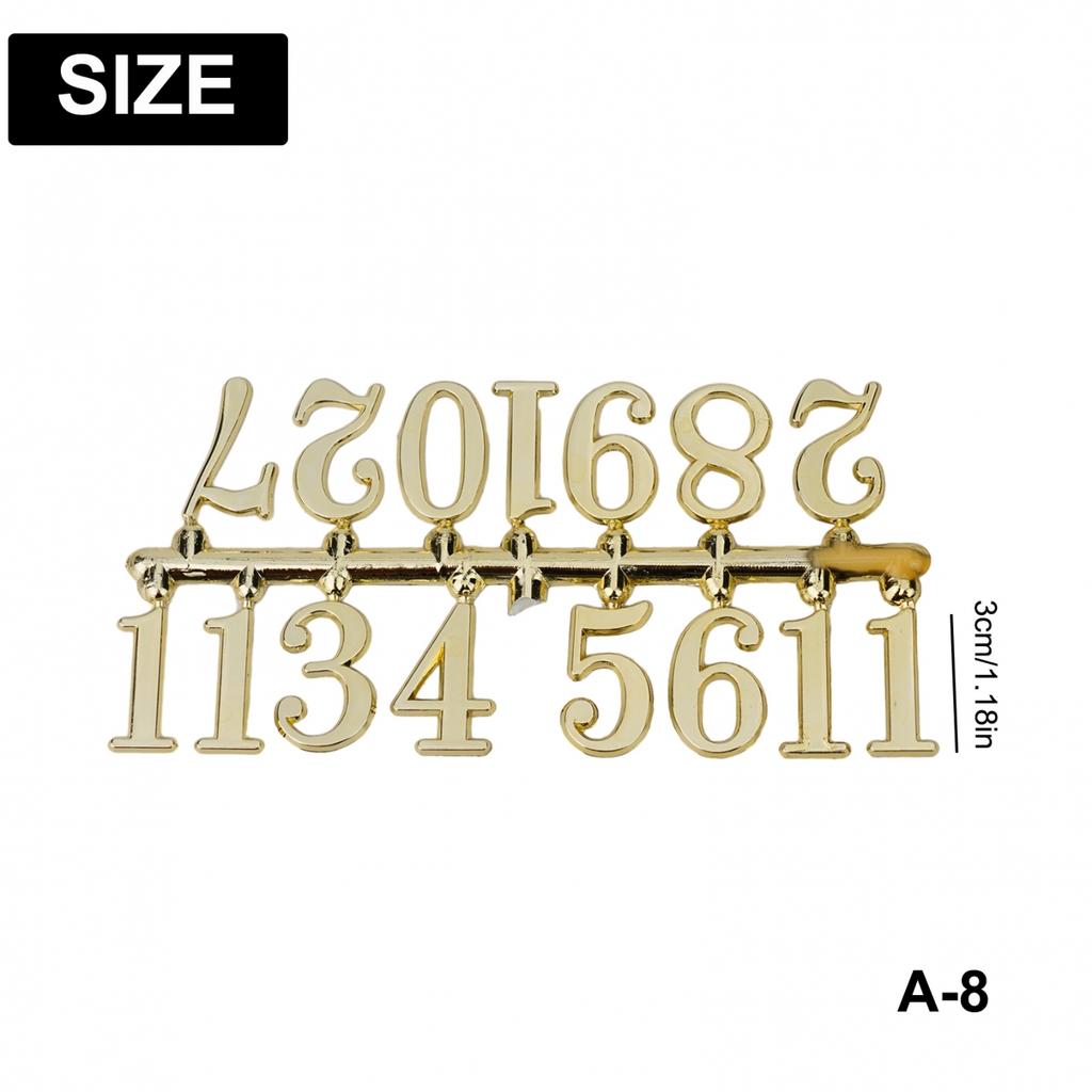 DIY Clock Numerals Parts Plastic Quartz Needle Replacement Parts