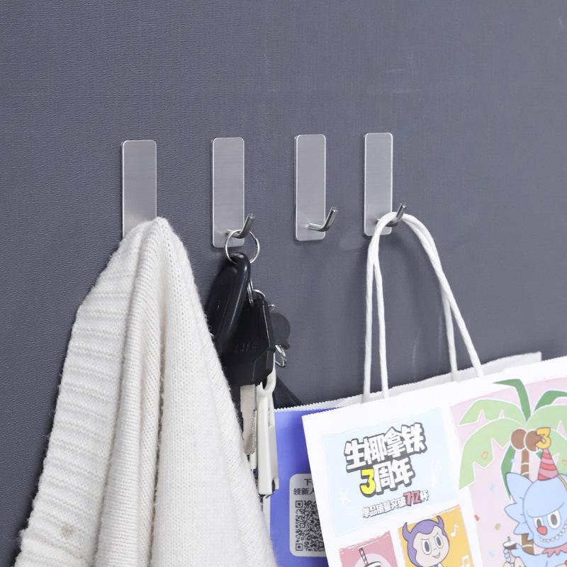 304 Stainless Steel Over-the-Door Hook - No-Drill, Multifunctional Kitchen & Bathroom Storage Hook