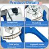 Hog Ring Plier Tool/ 600pcs M Clips Staples Chicken Mesh Cage Wire Fencing Caged Clamp Ring Plier Fencing Manual Plier Universal