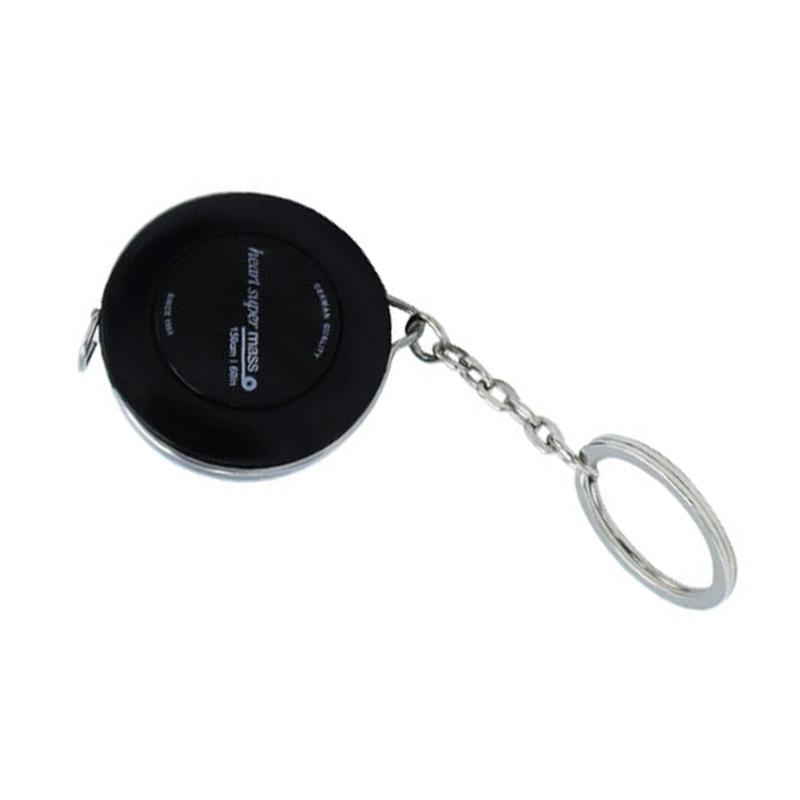 

Сантиметровая лента 60 дюймов (150см),Брелки и кнопочные ретракторы, измерительная лента для одежды, выдвижная измерительная лента чёрный