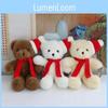 Teddy Cute Bear Stuffed Toy Christmas New Year Children Birthday Gift Holiday