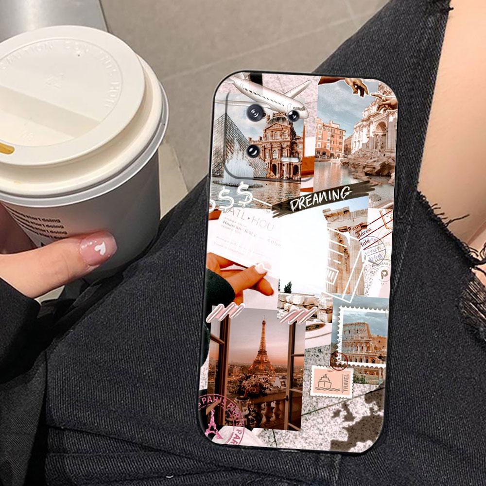 Travel Plane Airplane Cover Phone Case For Xiaomi 15 15T 14 14T 13 12T 11 11T POCO F8 F7 F6 F5 X7 X5 M6 M7 PRO Ultra DIY Case
