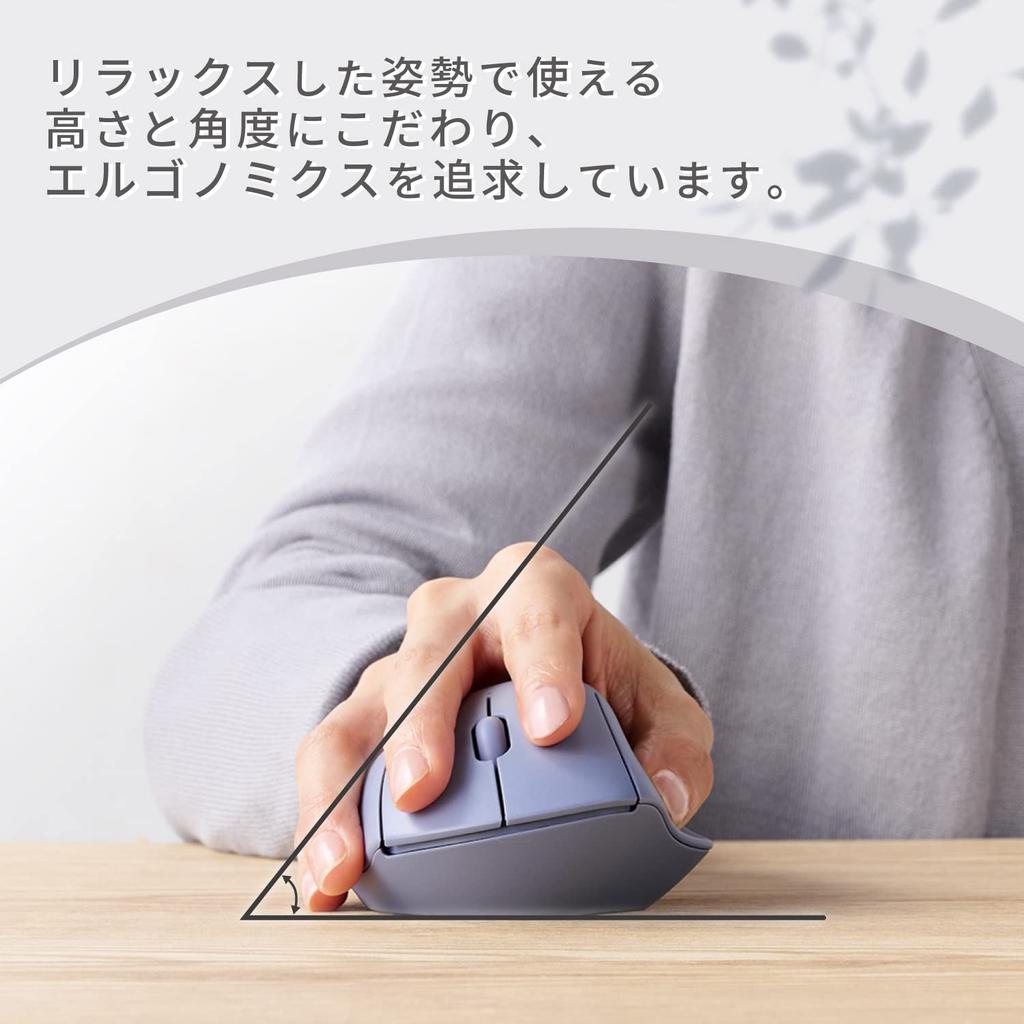 ELECOM Maus Kabellose Maus SHELLPHA Bluetooth Leise Antibakteriell 3 Tasten Navy M-SH10BBSKNV