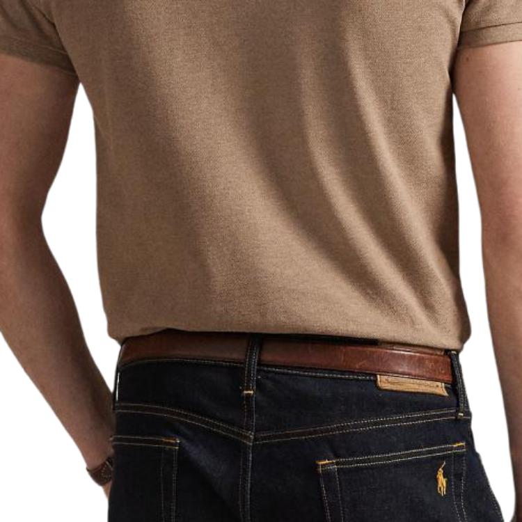 Polo Ralph Lauren Slim Fit Ribbed Cuff Polo Shirt With Iconic Pony Embroidery Men Tops MNPOKNI1N822076-200