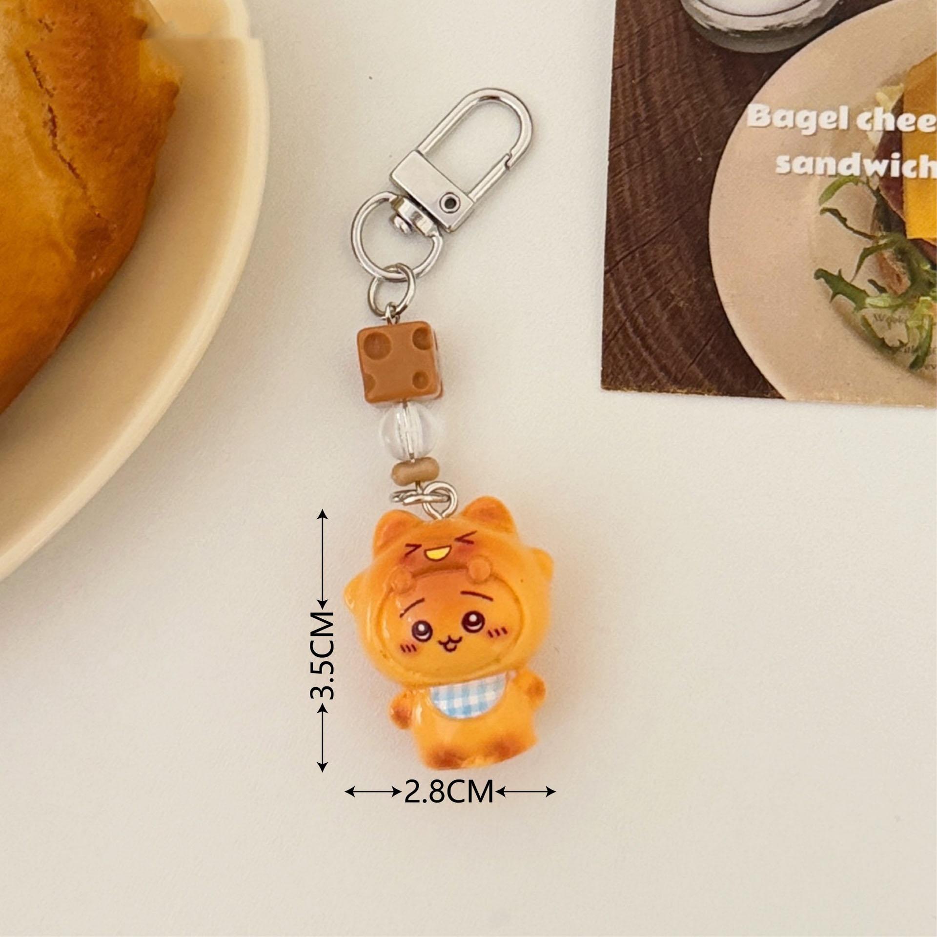 

13 Pcs Chiikawa 3D Cartoon Keychain Cute And Funny Bib Pendant Backpack Small Pendant Multiple Options Available Keychain Gift