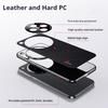 Fashion Leather Electroplated Hard PC Cover Case For OPPO Find X8 Pro X7 Ultra