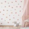 Floral Plants Flowers Wall Stickers for Living Rooms, Background Wall Decoration, Self-adhesive Vinyl Sticker, Girls Bedroom