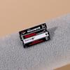 Horror Film Videotape Pin Brooch Buckle Golden Metal Badge Bag Clothes Lapel Brooches For Women Men Kids Gifts