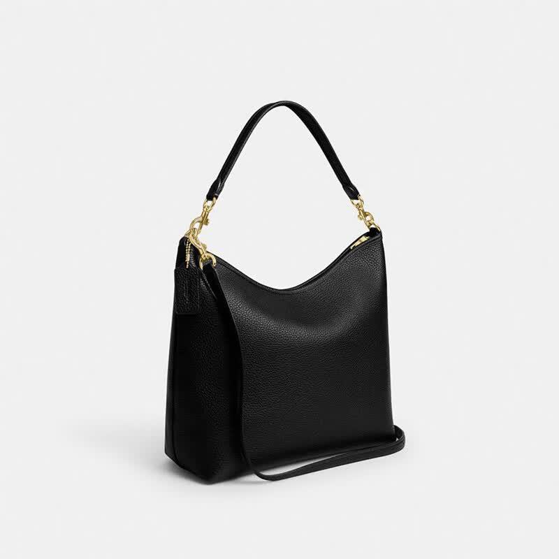 COACH Laurel Large Leather Hobo Shoulder Bag