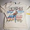 Bruce Springsteen Vintage Style Dirty White H&M Men's White and Cream Tshirt