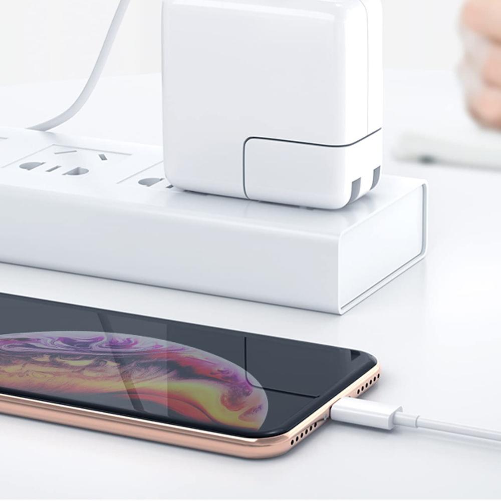 Kabel 1M Szybki Przewód Usb Usb-A Do Lightning Do Apple Biały