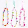 Wholesale Simple Beads Polymer Clay Strap Mobile Phone Chain Lanyard