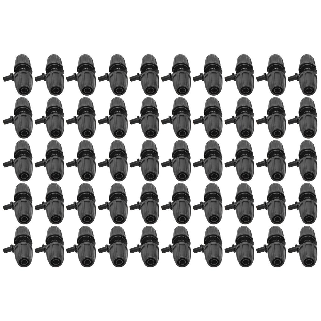50 buc Fiting Tee pentru Furtun 8/12mm Conector Tee pentru Tub Accesoriu pentru Udare prin Picurare în Grădină