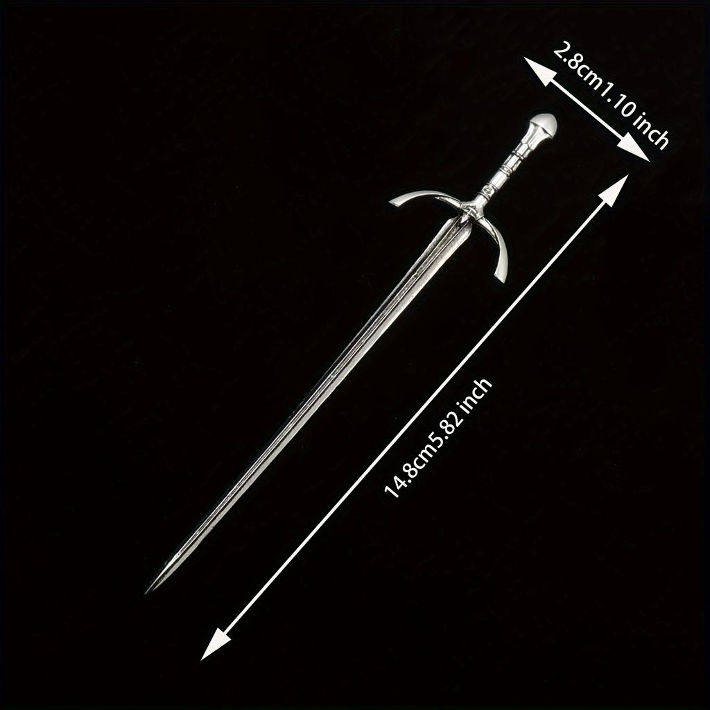 Unique and Unique Women's New Aries Skull Hair Stick Sword Cross Hair Needle Moon Hair Stick Hair Accessories