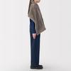 MUJI Recycled Polyester Warm Boa Unisex Mocha 45 x 160cm Cape, Adult, DDD11A5A, Brown,