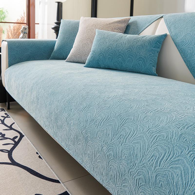 French Premium Sofa Cushion Universal In All Seasons  New Modern Chenille Non-Slip Seat Cushion Sofa Cover Cloth