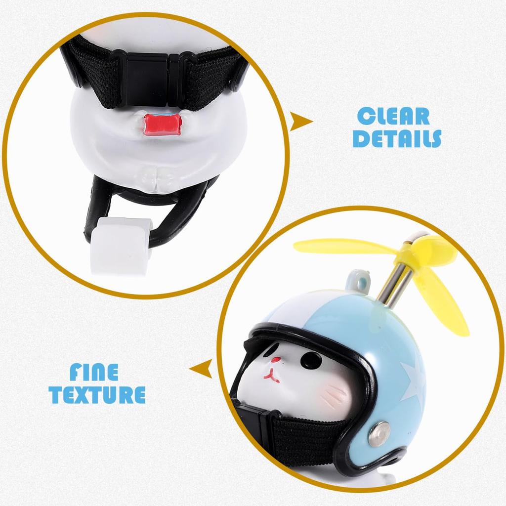 GANAZONO Cat Decoration Car Decoration Cat Bicycle Accessories Cat Horn Cat Figurine Electric Scooter