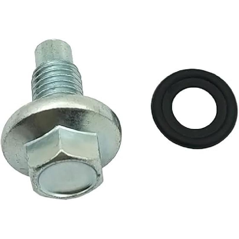 Engine Oil Drain Plug, 11562588 Oil Pan Drain Plug Bolt w/O-Ring Fits for GM Chevy Buick Cadillac