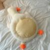 Integrated Backrest Plush Cushion Thickened Seat Pad Cartoon Chair Cushion  Home
