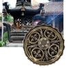 Alloy Craving   Incense Burning Flower Base Buddhist Supplies Home Decoration(Bronze)