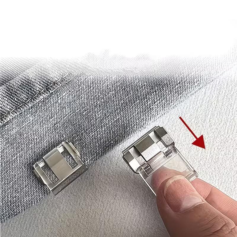 Invisible Trouser Leg Fixing Clips Anti Dragging Pants Hem Adjuster No Sew Clothing Shortening Clip Portable Pant Cuff Holder
