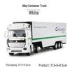Alloy Big Truck Toy Car: Children's Model Trailer & Container Set