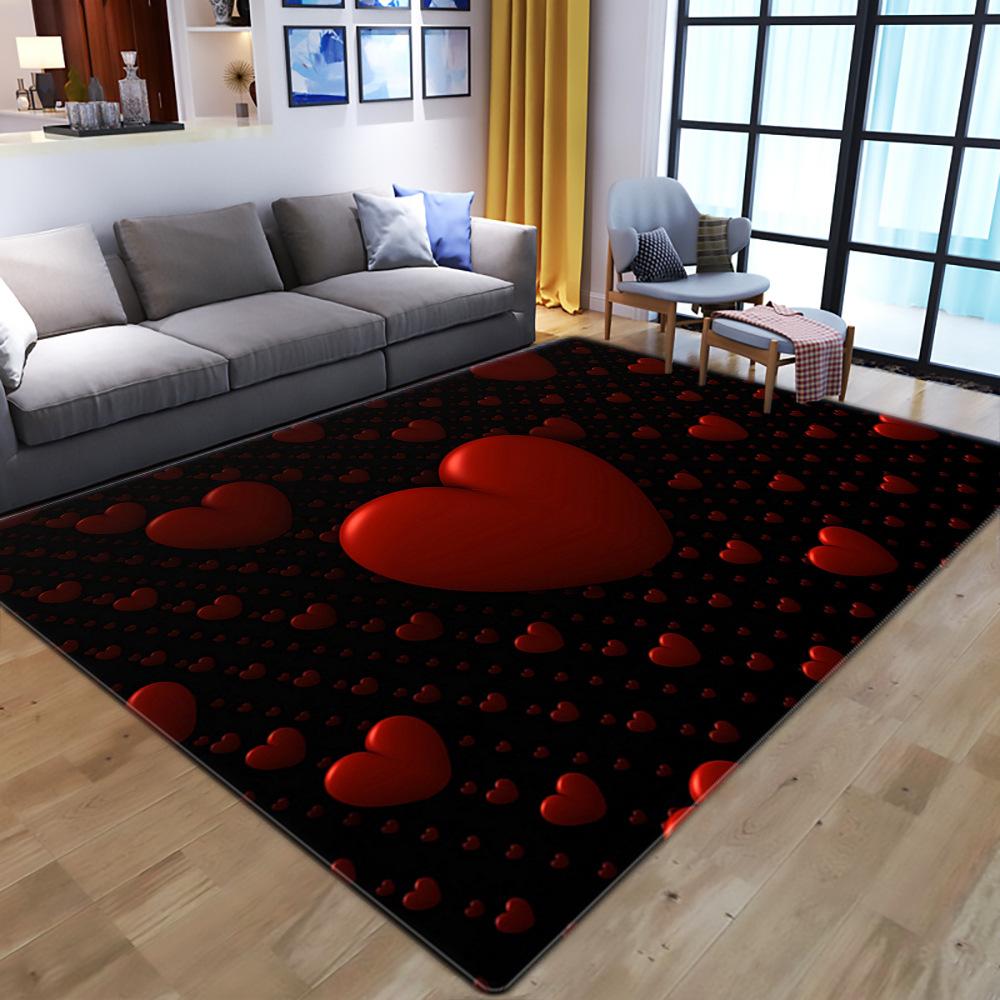 Flowers And Plants Printed Carpet Living Room Modern Home Sofa Coffee Table Bedroom Full Bedside Floor Mat