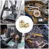 10Pcs M5 Brass Hot Melt Insert Nuts Heating Molding Nuts  for Hot Melt Heat Injection Molding