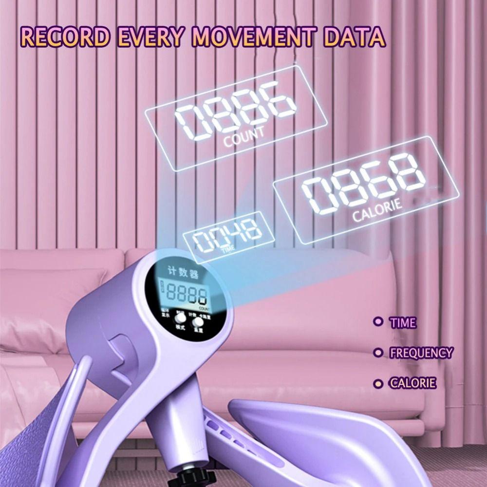 Battery Powered Pelvic Floor Trainer Digital Counter Leg Strength Trainers  Home Fitness