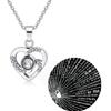 Heart Pendant Necklace Projects Necklace Chain Necklace Stainless Steel Necklace Jewelry for Celebrations and Present