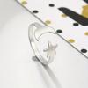 Creative and Minimalist Star and Moon Opening Ring, Fashionable Hollowed Out Design Handmade Accessory, Versatile and Personalized Ring Jewelry.