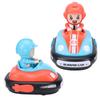 Remote Control Bumper Cars Kids 2 Player Battle Set with Lights Music Toy RC Car for Toddlers Boys Girls Red Blue