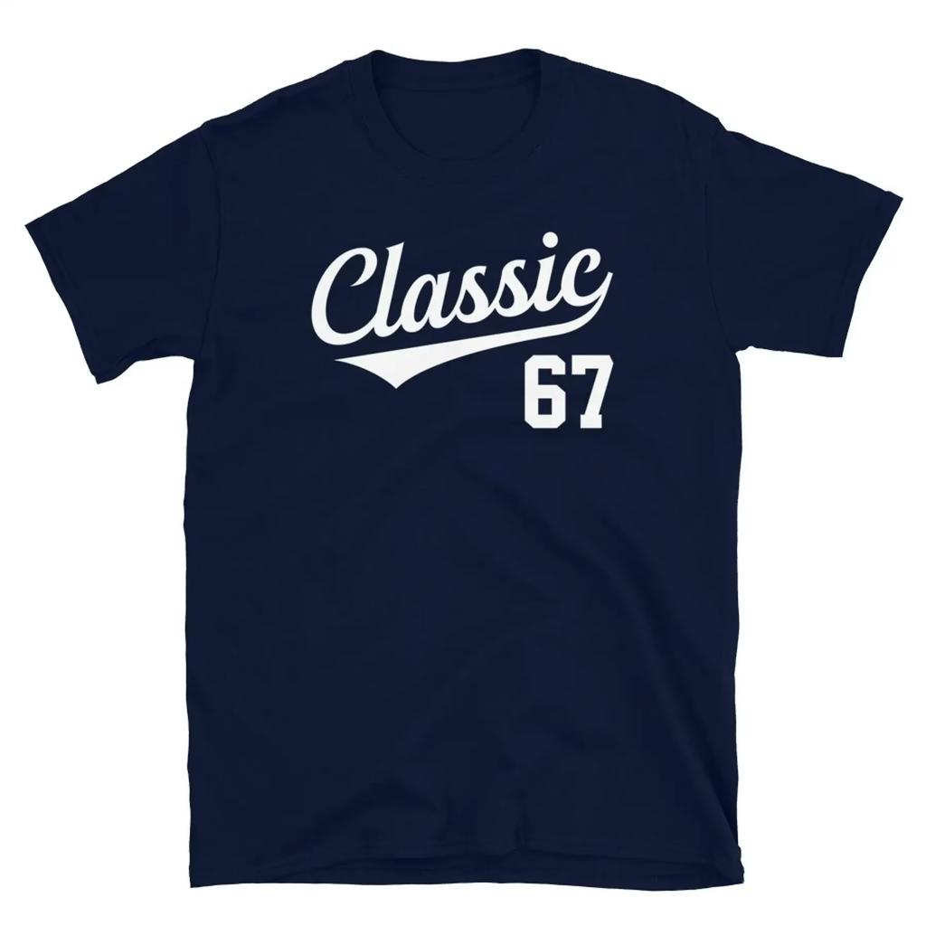 Spring and Summer New Mens and Womens Six Seven 67 Letter Printed Cotton Fashionable Casual Short Sleeved Round Neck Tshirt