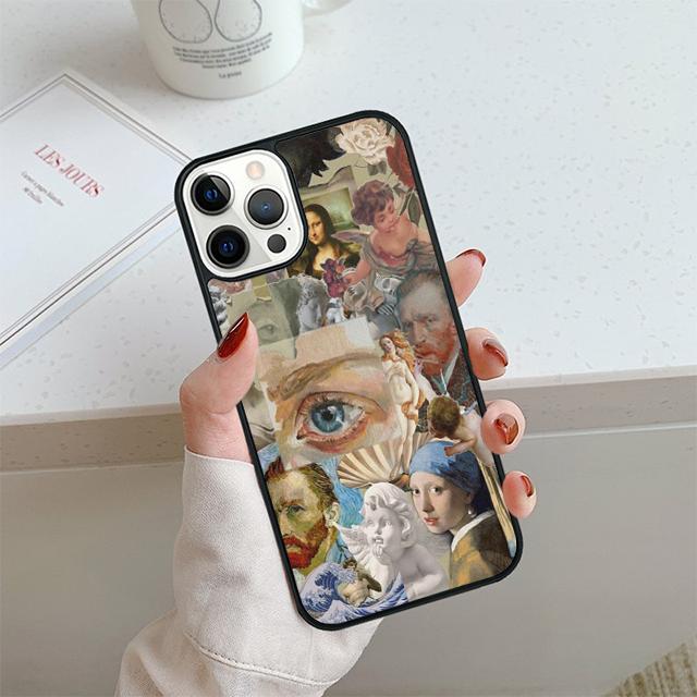 Famous painting Adorable Phone Case For iPhone 17 Air 14 15 16 13 12 Cover For Apple Pro Max 6S Plus Coque