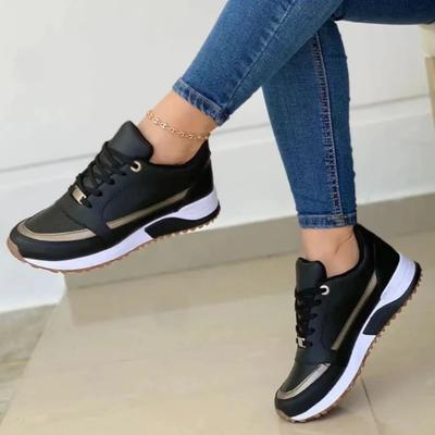 Women Causal Sneakers Summer New Fashion Breathable Mesh Lace Up Sports Shoes for Women Platform Ladies Walking Ladies Shoes