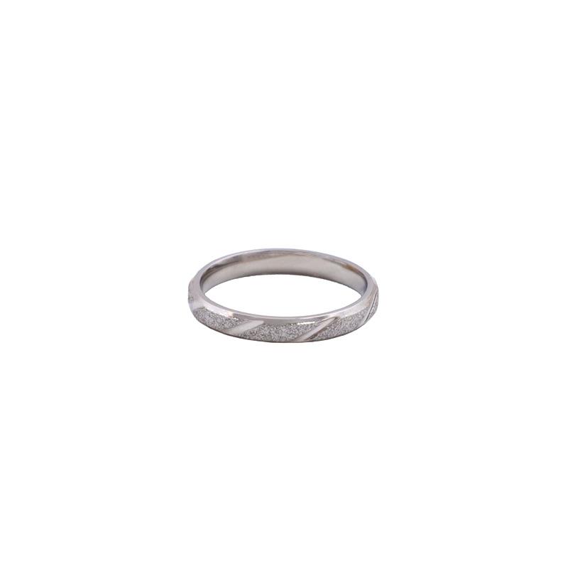 

Couple Ring Pair Ring Men S And Women S Beveled Popular Stainless Steel Creative Pair Ring Wedding Matte Jewelry no. 8