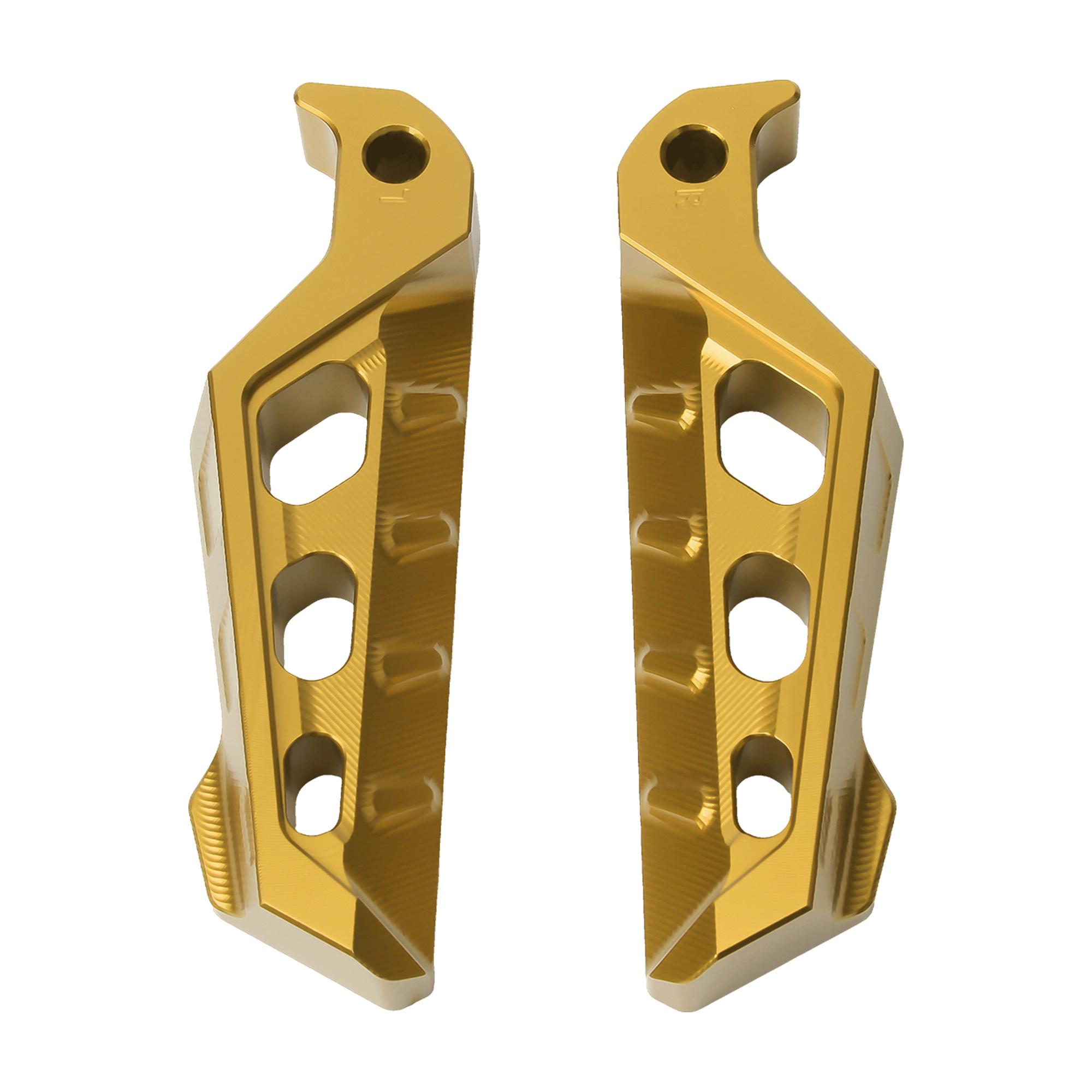 Motorcycle Rear Passenger Footrest Foot Pegs Foot Pegs Rest Pedals For Yamaha XMAX 300 400 250 125 XMAX 300 XMAX 125 XMAX 250 золотой