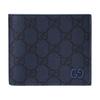 GG Supreme Double Fold Wallet Women Wallet Dark-Blue 768243-FAFBE-8448