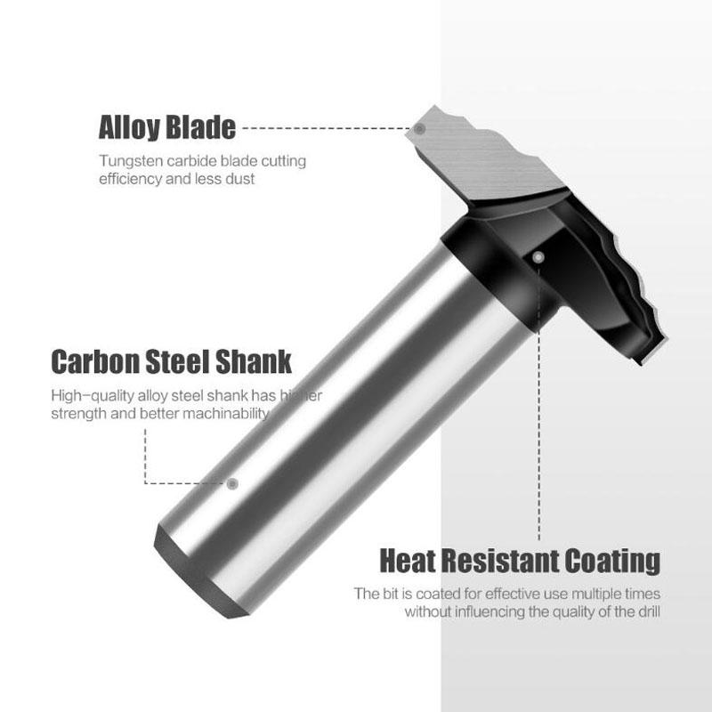 1/2 Shank Door Panel Line Cutter Router Bits Glue Joinery Trimming Machine Milling Cutter for Wood Woodwork Cutter