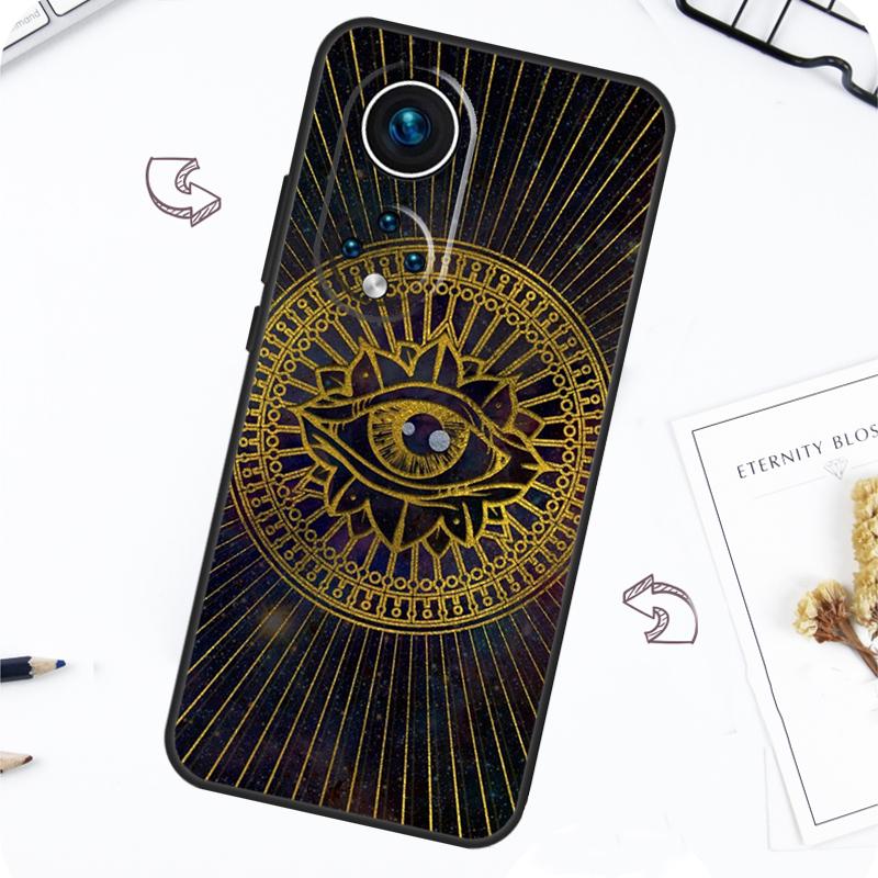 Pyramid Eye Symbol Case For Honor Magic 7 Lite 5 6 Pro Honor 200 50 70 90 Lite X8b X9a X8a X8 X9 X9c X9b Cover
