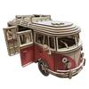 3D Car Wooden Puzzle Retro Bus Camper Van Sailboat Airplane House Model DIY Kids Learning Educational Toys For Children Girls