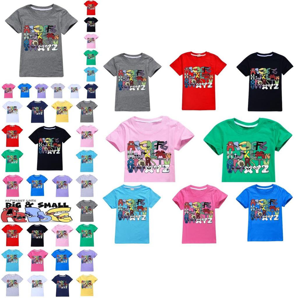 Unisex Alphabet Lore T-shirt Cotton Tops Gift Cosplay