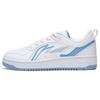 New LiNing Shiyi Slip Resistant, Abrasion Resistant, Lightweight Low Top Skateboard Shoes Women's White Blue AGCT342-2