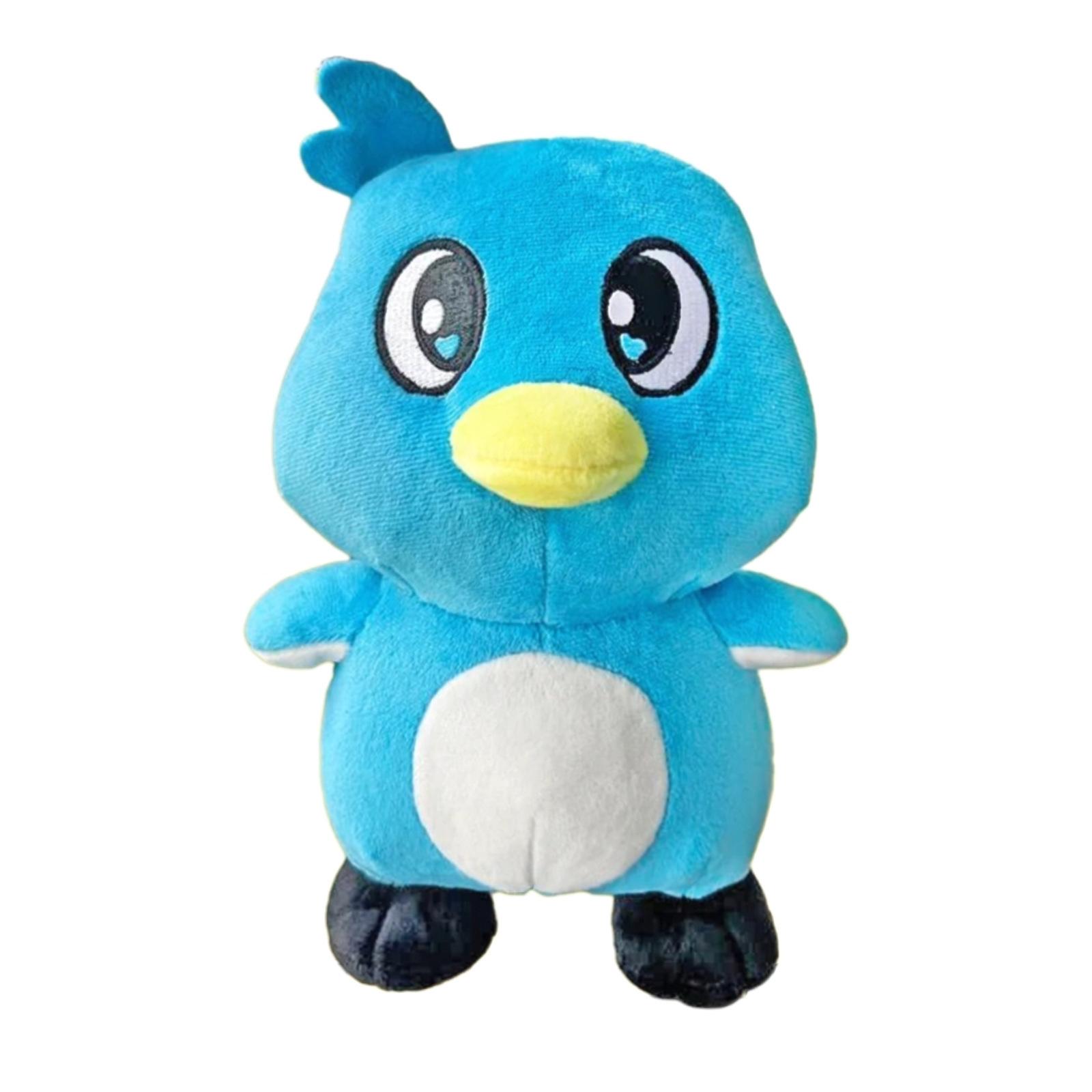 

New Milo Blue Penguin Soft Plush Toy Big Eyed Companion Toy for Bedtime Suitable As A Christmas or Birthday Gift for Children and For Fans Collection 20cm синий