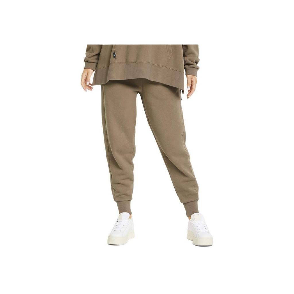 Puma Bedruckte Buchstaben Kordelzug Bündchen Jogginghose Damen Unterteile Braun 533423-63