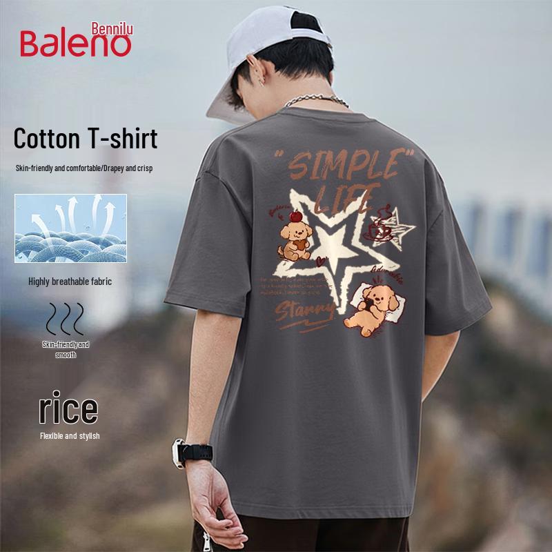 Baleno Men's Relaxed Fit Cotton Graphic T-Shirt