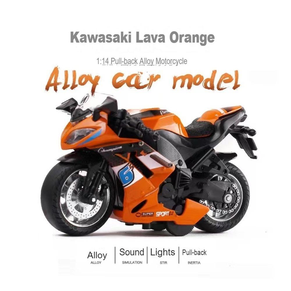 Transformable Alloy Motorcycle Rider Figure with Helmet Desktop Ornament Model Collectible Gift for Boys Kids